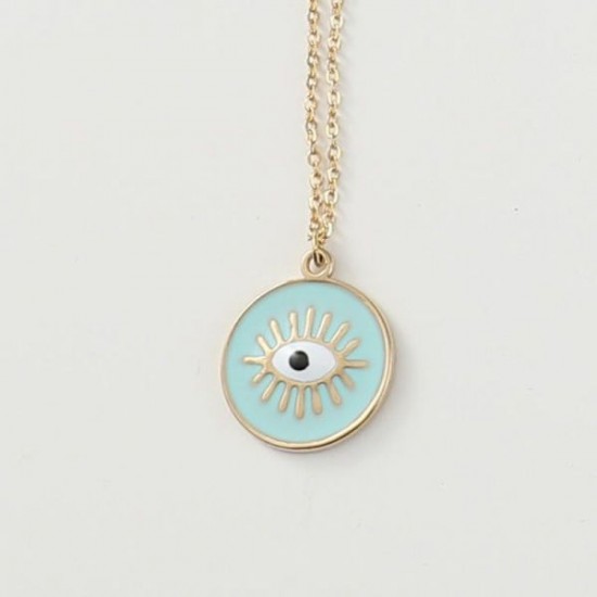 Wholesale Boho Stainless Steel Colorful Collarbone Necklace Wholesale Boho Stainless Steel Colorful Collarbone Necklace